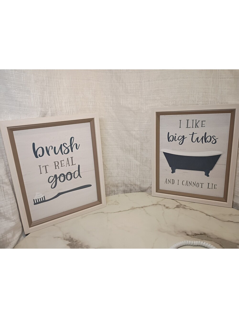 Bathroom Decor 2 Frames